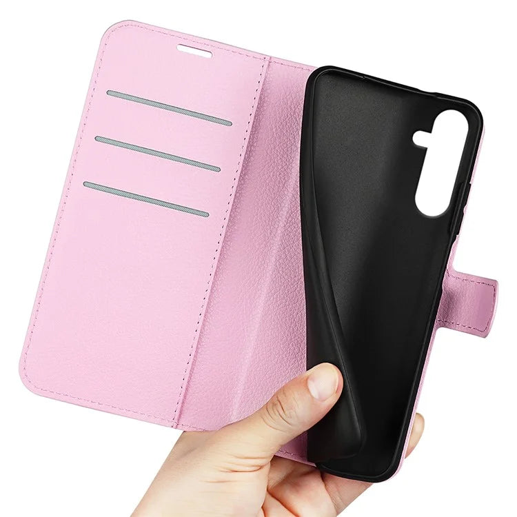 For Samsung Galaxy A16 5G Case Litchi Texture Shockproof Leather Wallet Phone Cover