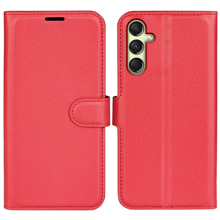 For Samsung Galaxy A16 5G Case Litchi Texture Shockproof Leather Wallet Phone Cover