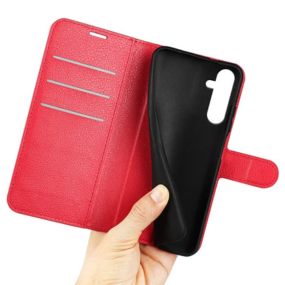 For Samsung Galaxy A16 5G Case Litchi Texture Shockproof Leather Wallet Phone Cover