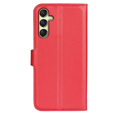 For Samsung Galaxy A16 5G Case Litchi Texture Shockproof Leather Wallet Phone Cover