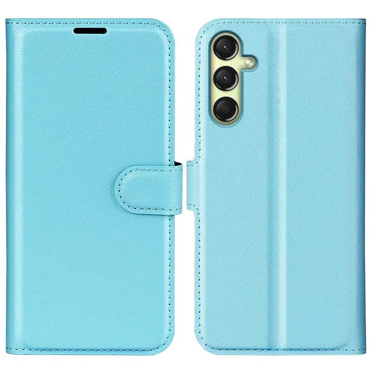 For Samsung Galaxy A16 5G Case Litchi Texture Shockproof Leather Wallet Phone Cover