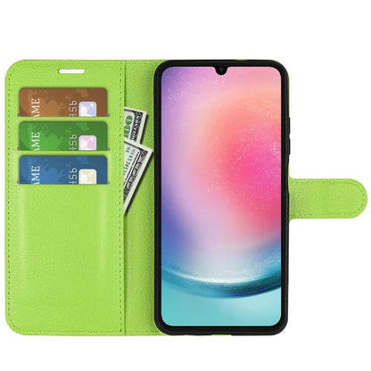 For Samsung Galaxy A16 5G Case Litchi Texture Shockproof Leather Wallet Phone Cover