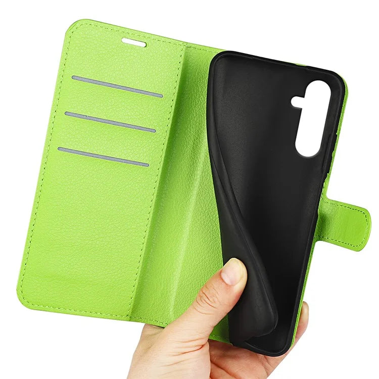 For Samsung Galaxy A16 5G Case Litchi Texture Shockproof Leather Wallet Phone Cover
