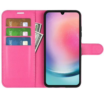 For Samsung Galaxy A16 5G Case Litchi Texture Shockproof Leather Wallet Phone Cover