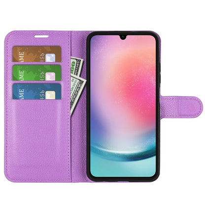 For Samsung Galaxy A16 5G Case Litchi Texture Shockproof Leather Wallet Phone Cover