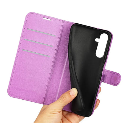 For Samsung Galaxy A16 5G Case Litchi Texture Shockproof Leather Wallet Phone Cover