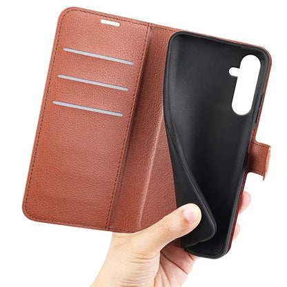 For Samsung Galaxy A16 5G Case Litchi Texture Shockproof Leather Wallet Phone Cover