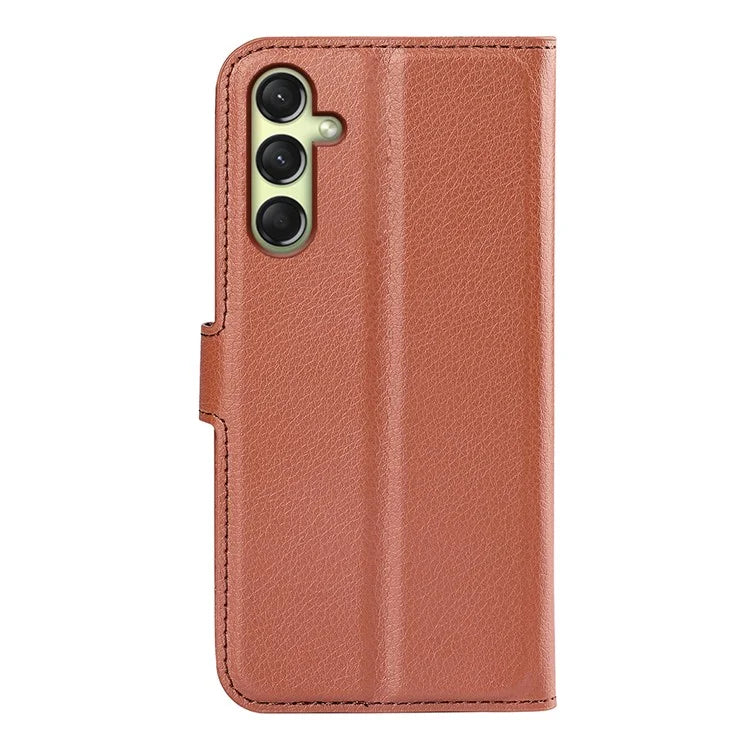 For Samsung Galaxy A16 5G Case Litchi Texture Shockproof Leather Wallet Phone Cover