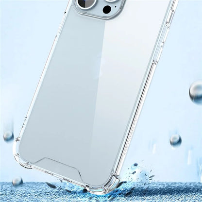 For iPhone 16 Pro Max Case Reinforced Corners TPU Frame + Acrylic Back Phone