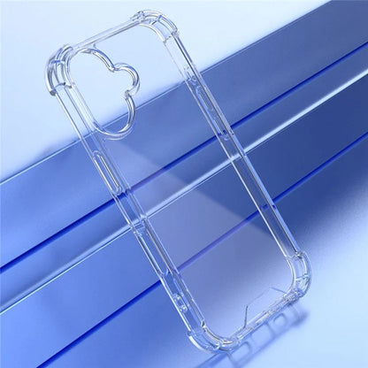 For iPhone 16 Case Reinforced Corners TPU Frame + Acrylic Back Phone Cover