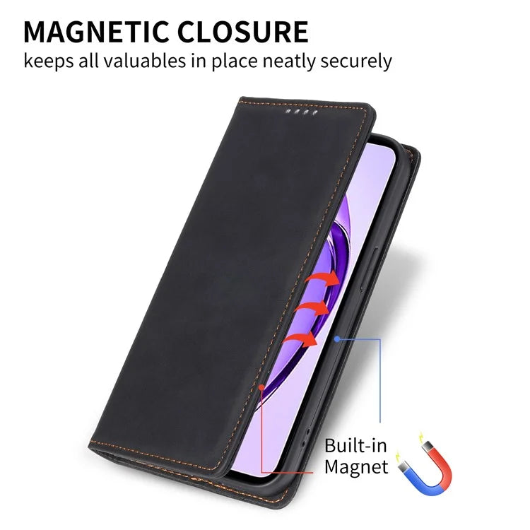 DF-05 For Oppo A3 Pro (Global) 5G Wallet Case RFID Blocking PU Leather Phone Cover