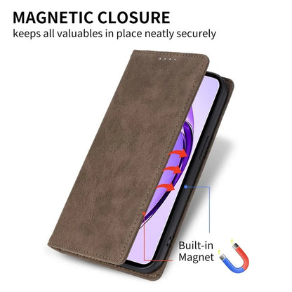 DF-05 For Oppo A3 Pro (Global) 5G Wallet Case RFID Blocking PU Leather Phone Cover