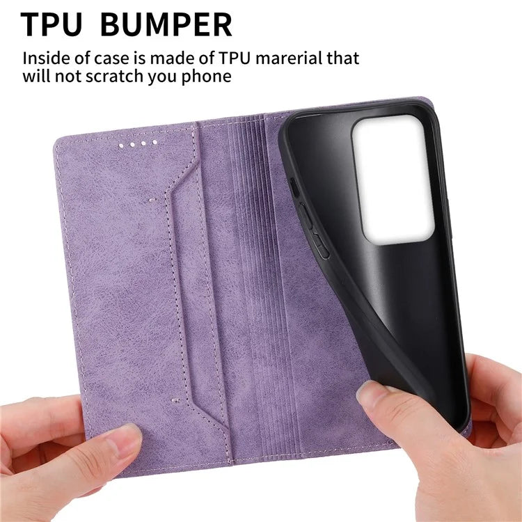 DF-05 For Oppo A3 Pro (Global) 5G Wallet Case RFID Blocking PU Leather Phone Cover