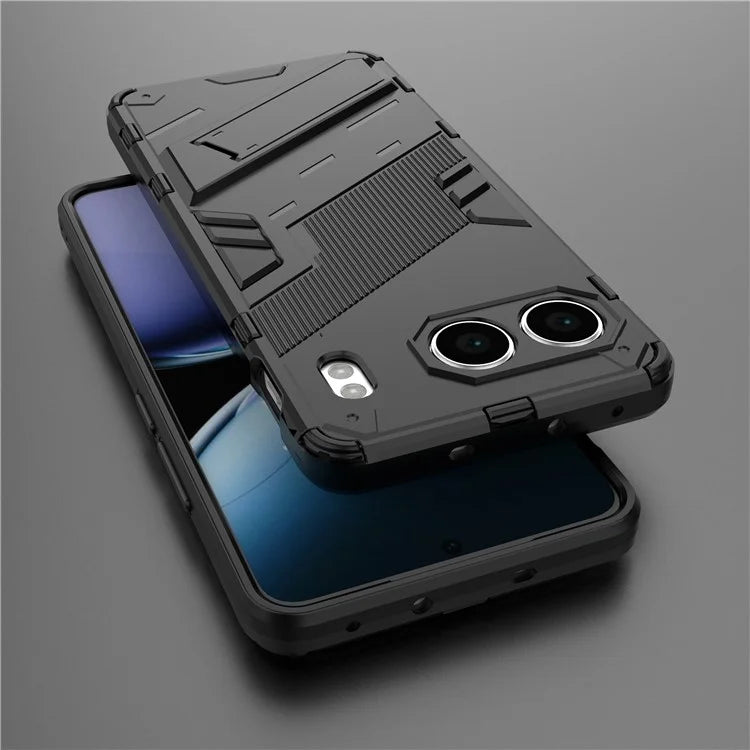 For OnePlus Nord 4 Case PC+TPU Shockproof Phone Cover with Kickstand