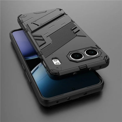 For OnePlus Nord 4 Case PC+TPU Shockproof Phone Cover with Kickstand