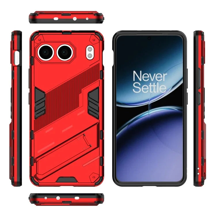 For OnePlus Nord 4 Case PC+TPU Shockproof Phone Cover with Kickstand