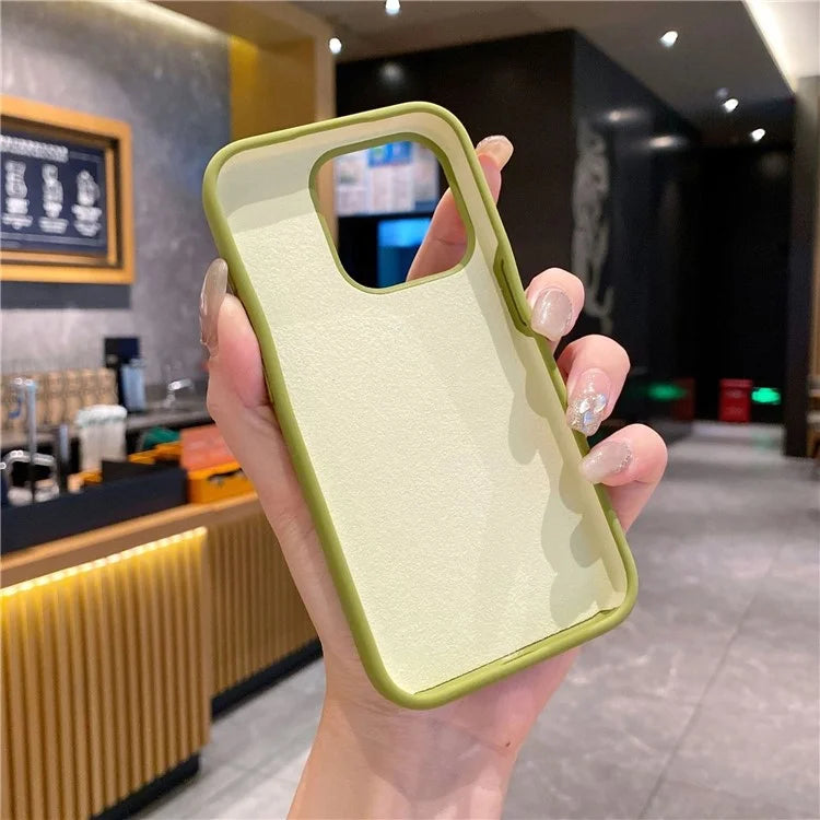 For iPhone 15 Pro Max Case Compatible with MagSafe Kickstand Liquid Silicone Phone Anti-Fingerprints
