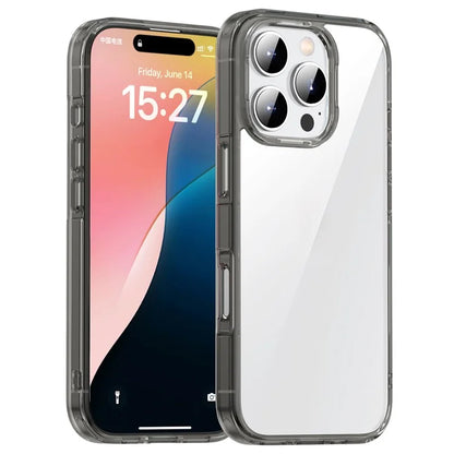 IPAKY For iPhone 16 Pro Clear Phone Case TPU + PC Slim Phone Back Cover