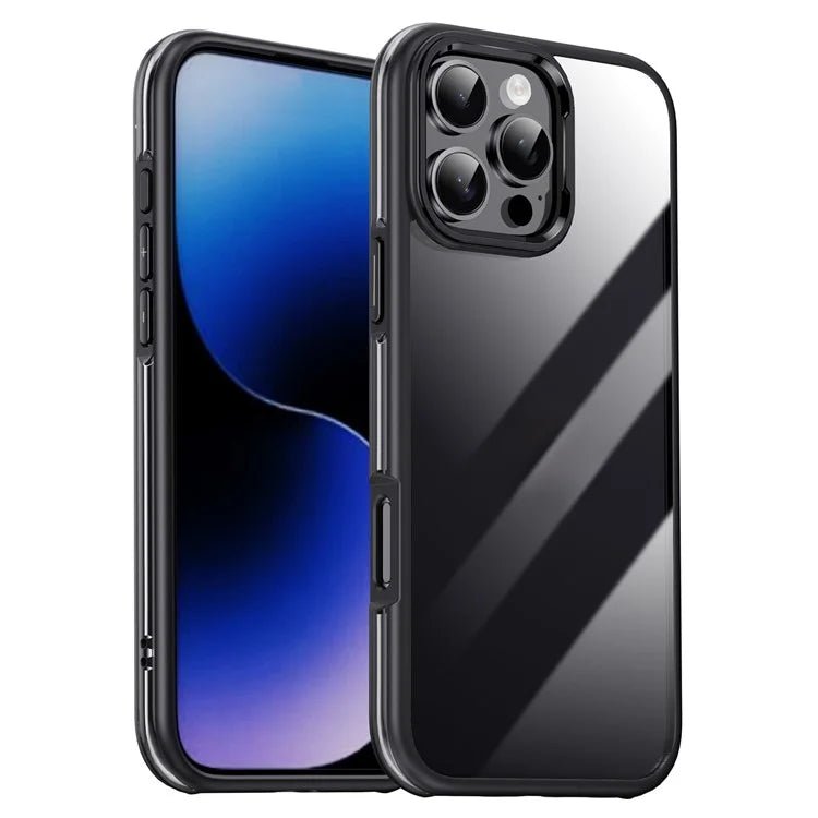 IPAKY For iPhone 16 Pro Electroplating TPU Case Airbag Shockproof Phone Cover