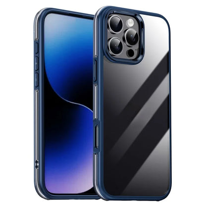 IPAKY For iPhone 16 Pro Electroplating TPU Case Airbag Shockproof Phone Cover