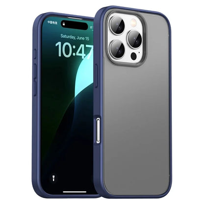 IPAKY For iPhone 16 Pro Case Shockproof PC+TPU Matte Phone Cover