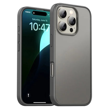 IPAKY For iPhone 16 Pro Case Shockproof PC+TPU Matte Phone Cover