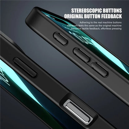 IPAKY For iPhone 16 Pro Case Shockproof PC+TPU Matte Phone Cover