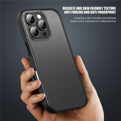 IPAKY For iPhone 16 Pro Case Shockproof PC+TPU Matte Phone Cover