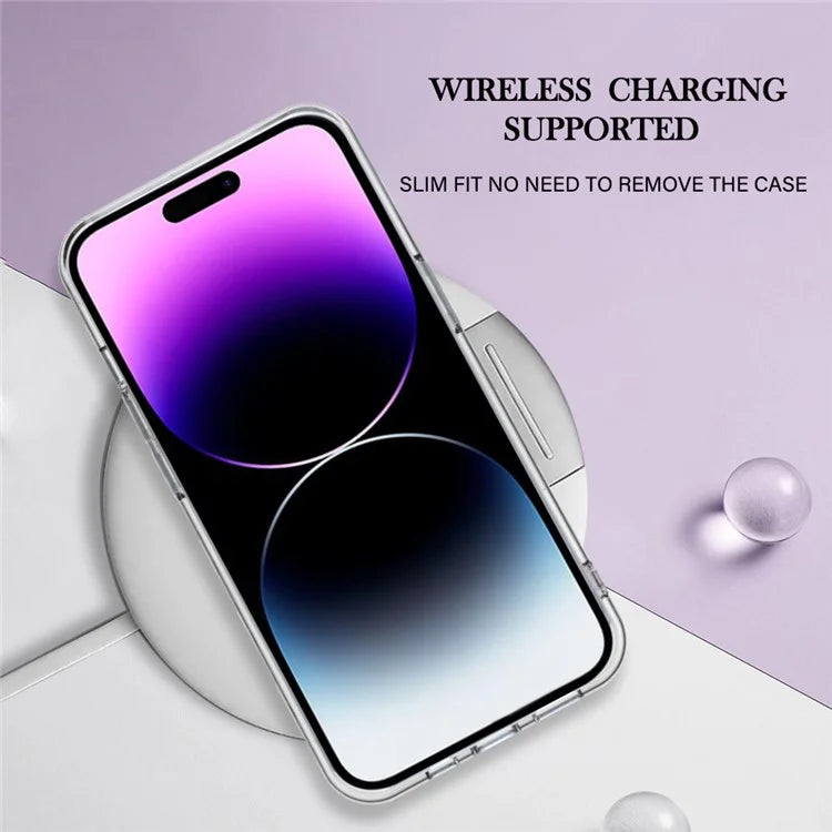 YB IMD Series-16 Style-E For iPhone 16 Pro TPU Case Marble Pattern Electroplating Phone Cover