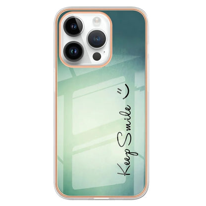 YB IMD Series-16 Style-E For iPhone 16 Pro TPU Case Pattern Printing Phone Back Cover