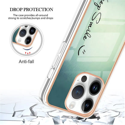 YB IMD Series-16 Style-E For iPhone 16 Pro TPU Case Pattern Printing Phone Back Cover