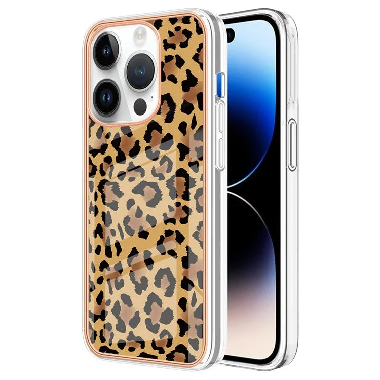 YB IMD Series-16 Style-E For iPhone 16 Pro TPU Case Pattern Printing Phone Back Cover