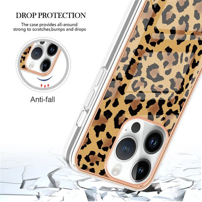 YB IMD Series-16 Style-E For iPhone 16 Pro TPU Case Pattern Printing Phone Back Cover