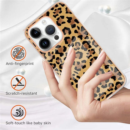 YB IMD Series-16 Style-E For iPhone 16 Pro TPU Case Pattern Printing Phone Back Cover