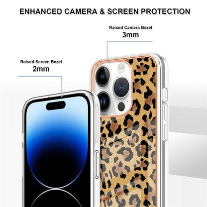 YB IMD Series-16 Style-E For iPhone 16 Pro TPU Case Pattern Printing Phone Back Cover