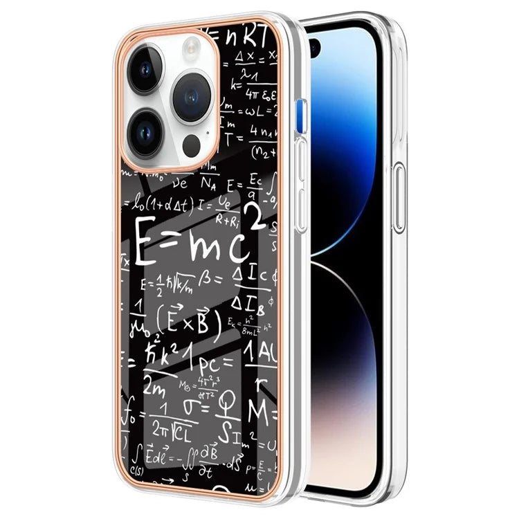 YB IMD Series-16 Style-E For iPhone 16 Pro TPU Case Pattern Printing Phone Back Cover
