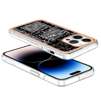 YB IMD Series-16 Style-E For iPhone 16 Pro TPU Case Pattern Printing Phone Back Cover