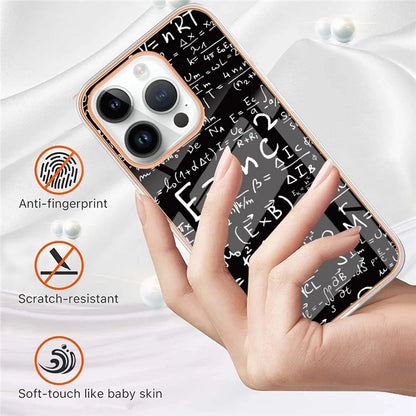 YB IMD Series-16 Style-E For iPhone 16 Pro TPU Case Pattern Printing Phone Back Cover