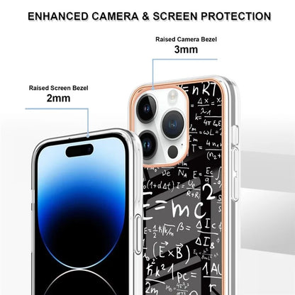 YB IMD Series-16 Style-E For iPhone 16 Pro TPU Case Pattern Printing Phone Back Cover