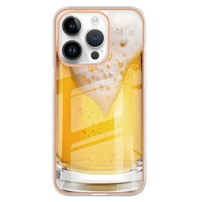 YB IMD Series-16 Style-E For iPhone 16 Pro TPU Case Pattern Printing Phone Back Cover
