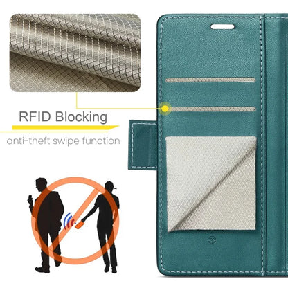 CASEME 023 Series For iPhone 16 Plus Case RFID Blocking Glossy Stand Phone Cover