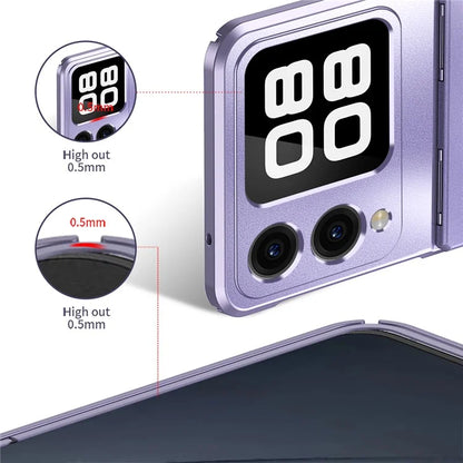 For Huawei nova Flip 5G Case Electroplating Hard PC Protective Phone Cover