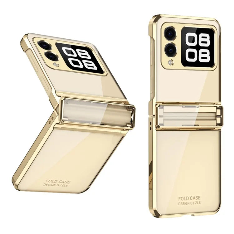 For Huawei nova Flip 5G Case Electroplating PC Folding Phone Cover