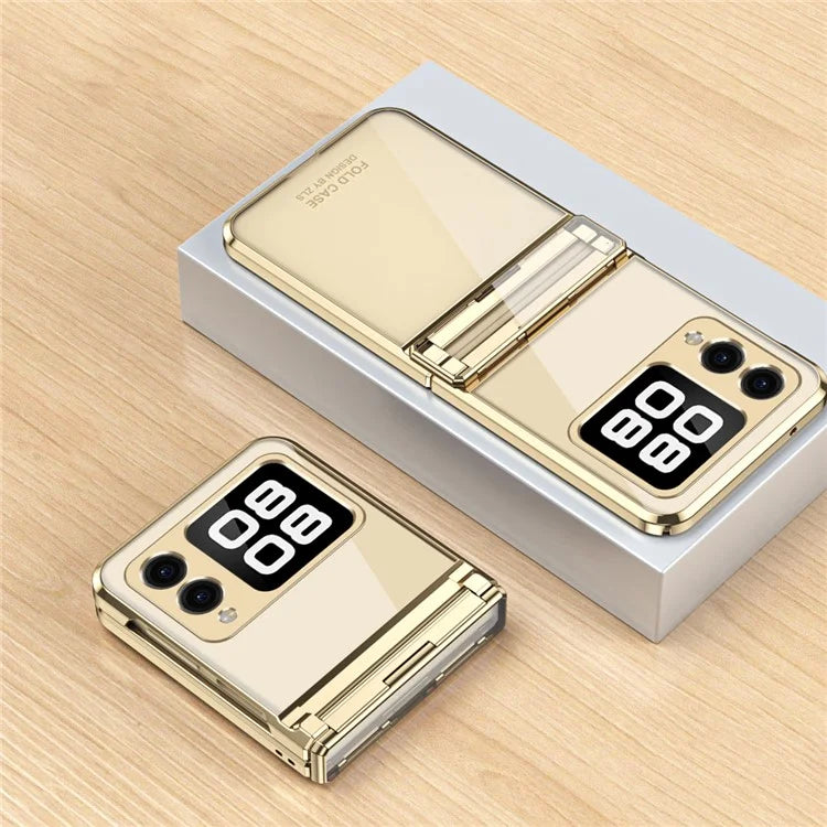 For Huawei nova Flip 5G Case Electroplating PC Folding Phone Cover