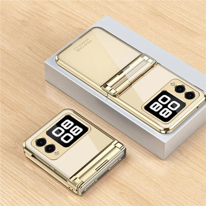 For Huawei nova Flip 5G Case Electroplating PC Folding Phone Cover