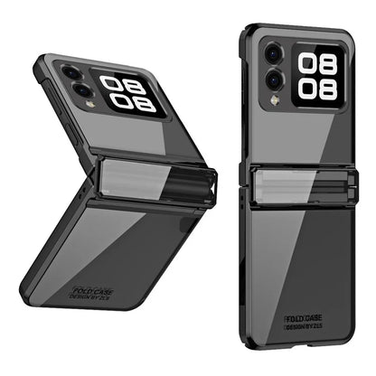 For Huawei nova Flip 5G Case Electroplating PC Folding Phone Cover
