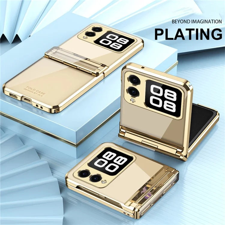 For Huawei nova Flip 5G Case Electroplating PC Folding Phone Cover