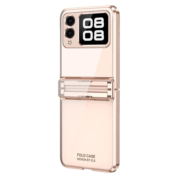 For Huawei nova Flip 5G Case Electroplating PC Folding Phone Cover