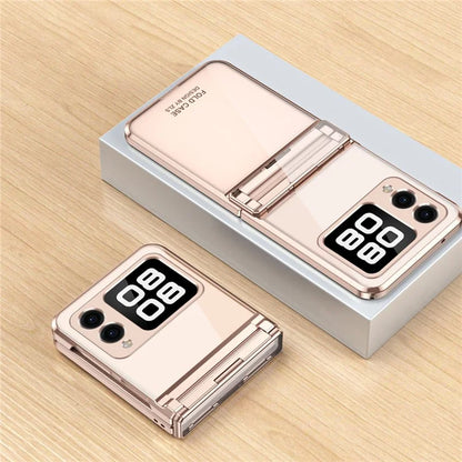 For Huawei nova Flip 5G Case Electroplating PC Folding Phone Cover