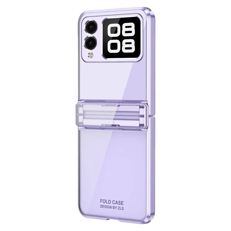 For Huawei nova Flip 5G Case Electroplating PC Folding Phone Cover